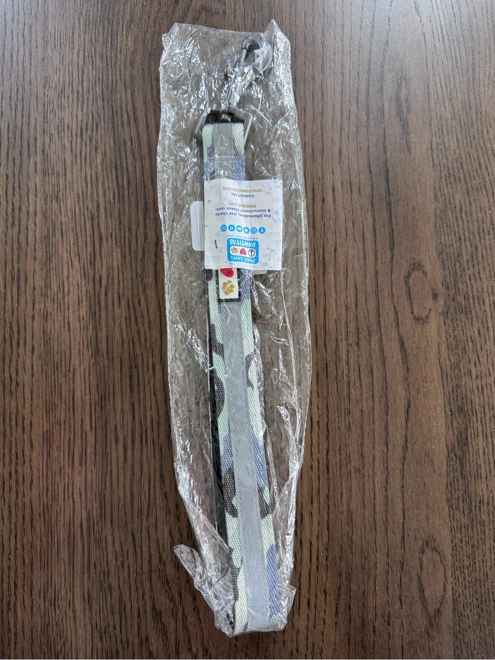 NEW Reflective Padded Short Dog Leash in Camo